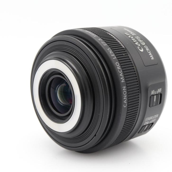 Canon EF-S 35mm F/2.8 Macro IS STM | Tweedehands, Audio, Tv en Foto, Foto | Lenzen en Objectieven, Zo goed als nieuw, Verzenden