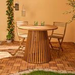 Ronde design tuintafel - Ø 90 x 75 cm, Huis en Inrichting, Verzenden, Nieuw