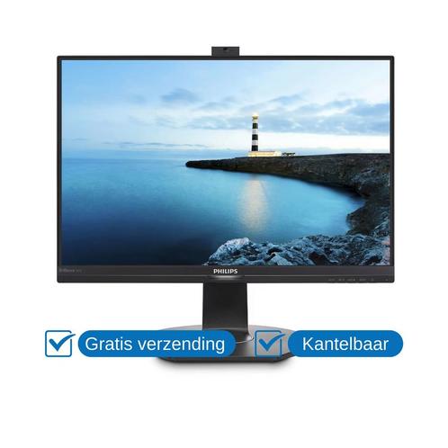 Philips Brilliance B-line 241B7QPJKEB Zwart 23.8 inch, Computers en Software, Monitoren, Gebruikt, Ophalen of Verzenden