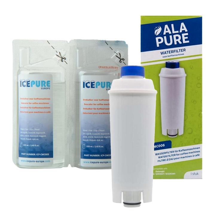 Delonghi Onderhoudsset FMC006 Waterfilter + ALA-CMC603, Elektronische apparatuur, Koffiemachine-accessoires, Verzenden