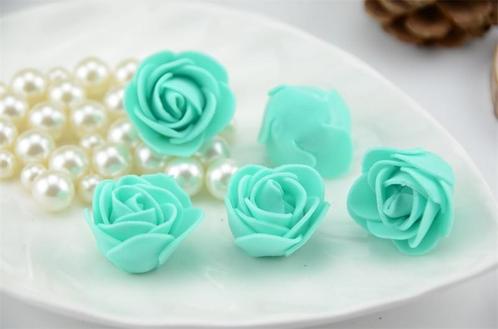 Foamroos, foamrozen los 30mm +/-50 stuks. tiffany foamroos, Huis en Inrichting, Woonaccessoires | Kunstplanten en Kunstbloemen