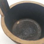 Traditionele Japanse houten emmer, ikebana-vaas en bamboe, Antiek en Kunst