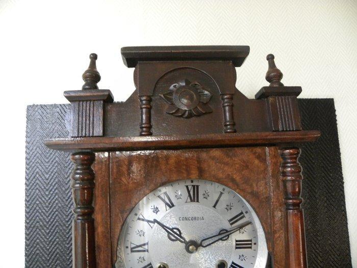 Regulateur wandklok - Hout, Glas, Koper - 1970-1980, Antiek en Kunst, Curiosa en Brocante