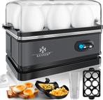 KESSER® Eierkoker - 6 Eieren - 400W - BPA-vrij - Antraciet, Huis en Inrichting, Verzenden, Nieuw