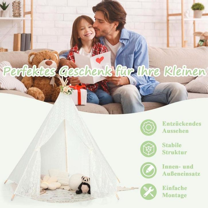 2dekans | Coast transparante top kindertent met kleurrijke, Jardin & Terrasse, Tonnelles, Enlèvement ou Envoi