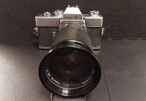 Minolta SRT 101 - Tokina SZ-X 3.5-5.3/28-200mm + UV Haze, Audio, Tv en Foto, Fotocamera's Analoog
