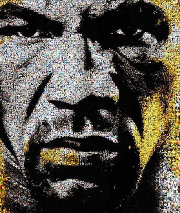 David Law (1967) - Crypto Mike Tyson III - Format XL - 60x60, Antiek en Kunst, Kunst | Designobjecten