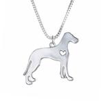 Fako Bijoux® - Ketting - Hond - Dog - Zilverkleurig, Handtassen en Accessoires, Kettingen, Nieuw, Verzenden