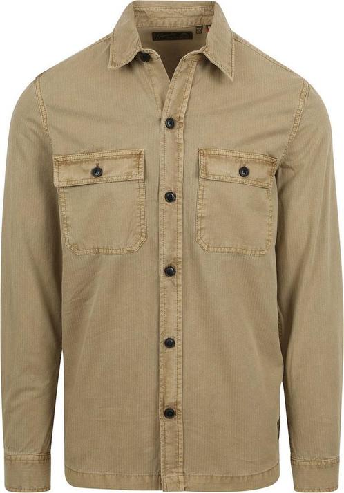 Superdry Overshirt Military Beige maat Maat 52/54 (L) Heren, Kleding | Heren, Truien en Vesten, Beige, Nieuw, Maat 52/54 (L), Verzenden