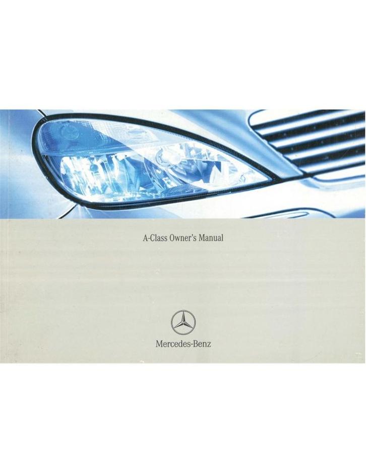 2002 MERCEDES BENZ A KLASSE INSTRUCTIEBOEKJE ENGELS, Autos : Divers, Modes d'emploi & Notices d'utilisation