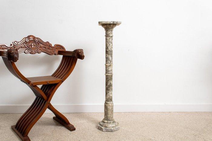 Colonne - 1950-1960 - Marbre arabescato - Hauteur : 96 cm, Antiek en Kunst, Antiek | Overige Antiek