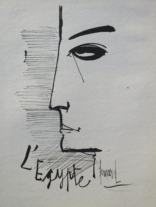 Bernard Buffet (1928-1999) - LEgypte, Antiek en Kunst, Antiek | Overige Antiek