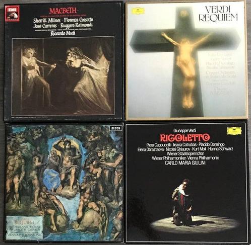 Giuseppe VERDI - 8 x Albums + 7 x Box Sets - Différents, Cd's en Dvd's, Vinyl Singles