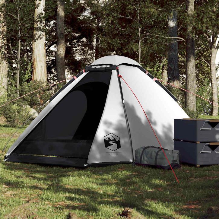 vidaXL Koepeltent 4-persoons waterdicht verduisterend stof, Caravans en Kamperen, Tenten, Nieuw, Verzenden