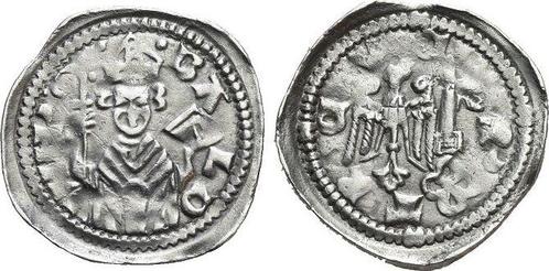 Denar Trier-erzbistum Balduin von Luxemburg 1307-1354, Timbres & Monnaies, Monnaies | Europe | Monnaies non-euro, Envoi