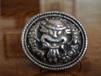 Ring amulet Kithimukha - Zilver - Nepal - 20e eeuw, Antiquités & Art