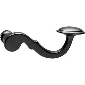 Intersteel enkele deurkruk rechts posthoorn mat zwart, Doe-het-zelf en Bouw, Hang- en Sluitwerk, Ophalen of Verzenden