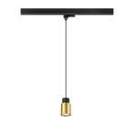 PURI 2.0 Tube 3-Fase Rail hanglamp GU10 Zwart/Goud, Verzenden, Nieuw, Trendy verlichting