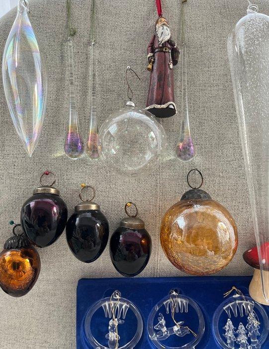 Kerstdecoratie (17) - Glas - Heksenbal Paddestoel, Diversen, Kerst