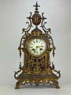 tafel-/haardklok Louis XVI - Verguld brons - 1850-1900