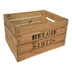 Fruitkisten met opdruk  België Antwerpen Brussel, Huis en Inrichting, Woonaccessoires | Kisten, Minder dan 50 cm, Gebruikt, 50 tot 100 cm