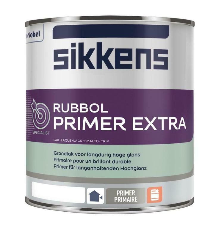 Sikkens Rubbol PRIMER EXTRA hoogwaardige grondverf onder SB, Doe-het-zelf en Bouw, Verf, Beits en Lak, Nieuw, Verzenden