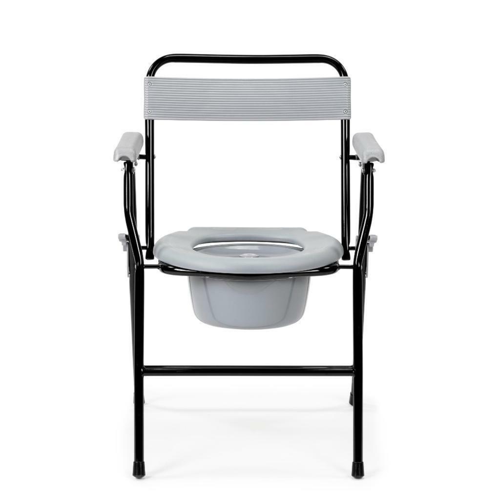 ② Opvouwbare toiletstoel, postoel inklapbaar. WC stoel — Matériel Infirmier —
