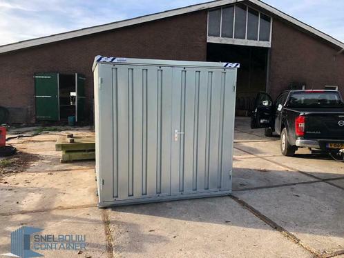 KORTING! Opslagcontainer met dubbele deur 2x2, Bricolage & Construction, Conteneurs