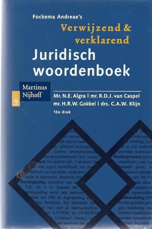 Juridisch woordenboek 9789068905830, Livres, Dictionnaires, Envoi