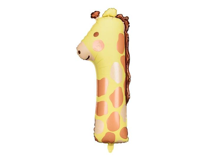 Helium Ballon 1 Jaar Giraffe Leeg 82cm, Hobby & Loisirs créatifs, Articles de fête, Envoi