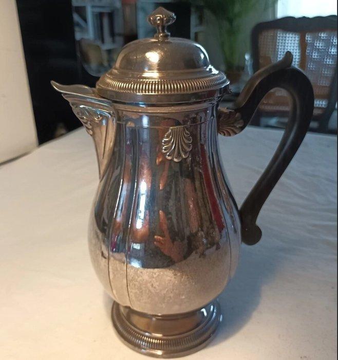 Koffie- en theeservies (4) - Metaal - Ensemble café / thé, Antiek en Kunst, Curiosa en Brocante