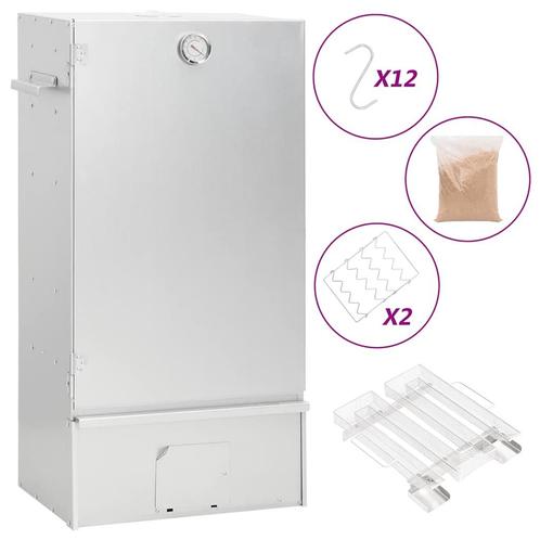 vidaXL BBQ-rookoven met koude rookgenerator gegalvaniseerd, Elektronische apparatuur, Overige elektronische apparatuur, Nieuw