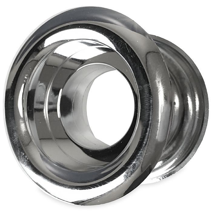 Rond deurrooster Ø40mm - kunststof chrome, Doe-het-zelf en Bouw, Ventilatie en Afzuiging, Nieuw, Verzenden
