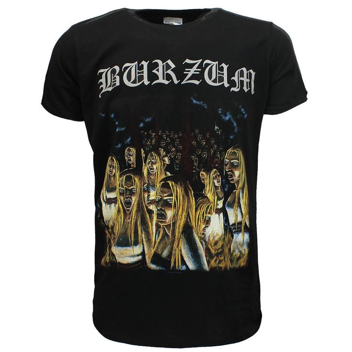 Burzum Burning Witches T-Shirt Zwart - Officiële Merchandise, Kleding | Heren, T-shirts