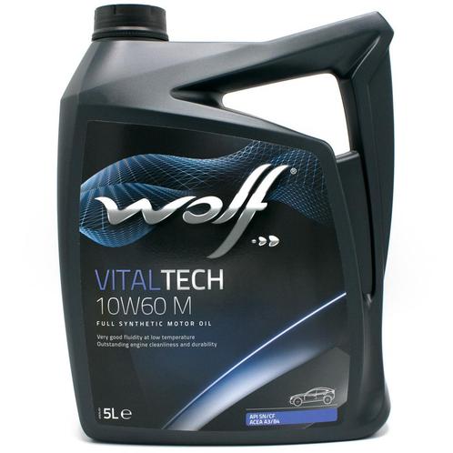 Wolf Vitaltech 10W60 M Motorolie 5 Liter, Auto diversen, Onderhoudsmiddelen, Verzenden