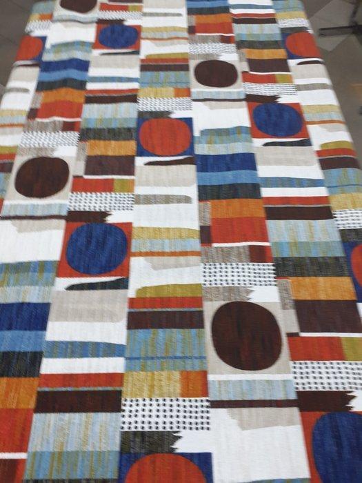 Meubelstof - 5 m - 1.4 m - Meerdere abstracte geometrische, Antiek en Kunst, Antiek | Tapijten, Tafelkleden en Textiel