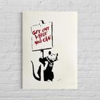 Genummerde Editie BANKSY Get Out While You Can, Verzenden