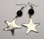 925 zilver - Oorbellen - Iceland Black Lava star
