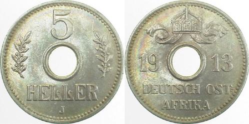 5 Heller Duitsland Lochgeld 1913j, Timbres & Monnaies, Monnaies | Europe | Monnaies non-euro, Envoi