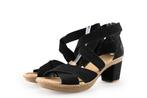 Rieker Sandalen in maat 41 Zwart | 5% extra korting, Verzenden, Zwart, Sandalen of Muiltjes, Gedragen