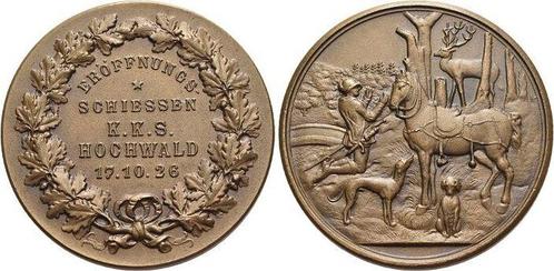 Bronze-medaille 17 10 1926 Schuetzenmedaille Ohne Ort, Postzegels en Munten, Penningen en Medailles, Verzenden