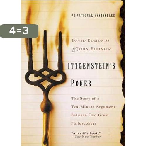Wittgensteins Poker 9780060936648 David Edmonds, Boeken, Taal | Engels, Gelezen, Verzenden