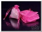 Cadeauzakje giftbag Organza Fuchsia 9x13 cm, Huis en Inrichting, Nieuw