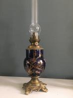 Belle lampe a pètrole Japonisante XIXème - Petroleumlamp -