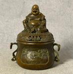 Budai () wierookbrander - Brons - China - Eind 20e eeuw, Antiek en Kunst