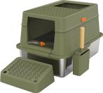 Cellavi Kattenbak RVS Geschikt voor Grote en Kleine Katten -, Verzenden