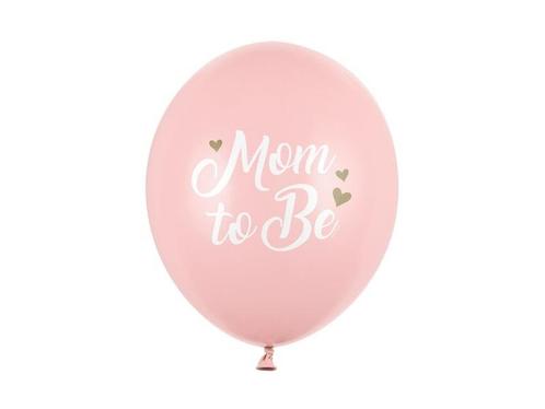 Ballonnen Mom To Be Roze 30cm 6st, Hobby en Vrije tijd, Feestartikelen, Nieuw, Verzenden