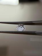 1 pcs Diamant (Natuurlijk) - 0.50 ct - Rond - D (kleurloos)