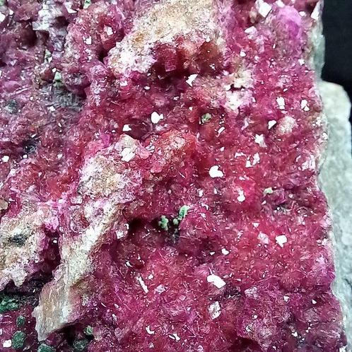 Kobaltcalciët Kristallen op matrix - Hoogte: 12.5 cm -, Verzamelen, Mineralen en Fossielen