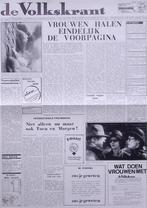 vintage poster vrouwenrechten - Volkskrant 1982 (Posters), Verzenden, Nieuw, Overige onderwerpen, Met lijst